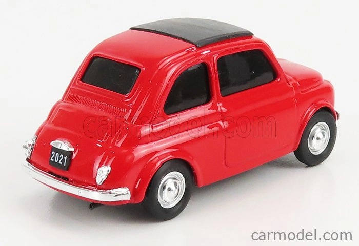 Brumm Fiat 500 1965 - Viva L'italia 150th Anniversario Italia 1861 - 2011 1:43 Red