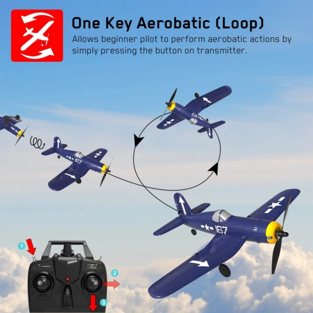 RC lietadlo S-idee Volantex Corsair RC Gilder