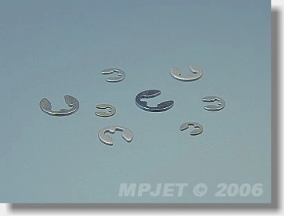 0752 poistný krúžok priemer 2,3mm, 10ks