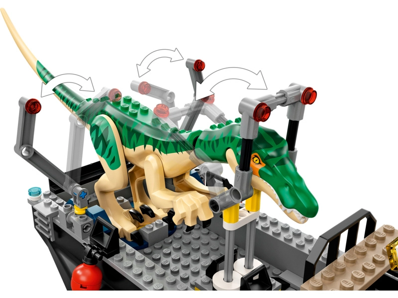 LEGO Jurský Park - Útěk baryonyxe z lodě