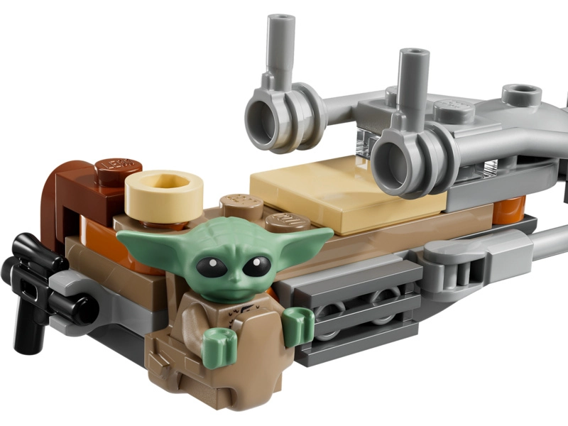 LEGO Star Wars - Mandalorian a Grogu a speederová motorka
