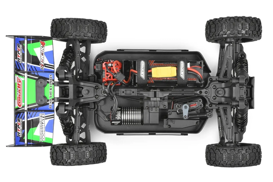 SYNCRO-4 - BUGGY 4WD 3-4S Brushless - RTR - 2026 zelená