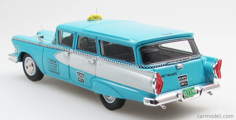 Esval model Edsel Villager Taxi 1958 1:43 Světle Modrá Bílá