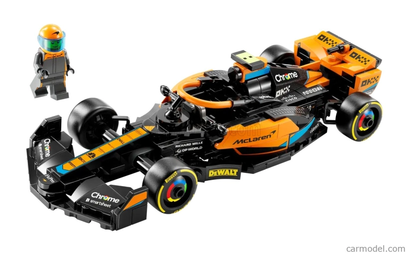 Lego Mclaren Lego Speed Champion - F1  Mcl60 Team Mclaren Season 2023 Lando Norris - Oscar Piastri - 245 Pezzi - 245 Pieces Oranžová Černá