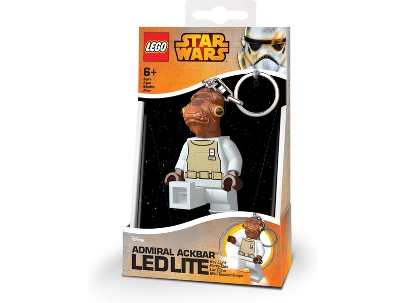 LEGO svítící klíčenka - Star Wars Admirál Ackbar