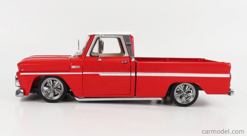 Sun-star Chevrolet C-10 Pick-up Lowrider 2-dverový 1965 1:18 Červená biela