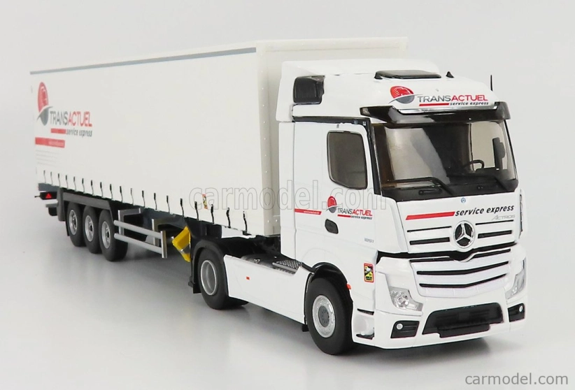 Eligor Mercedes benz Actros 5 1851 Truck Telonato Transactuel Transports 2018 1:43 Biela