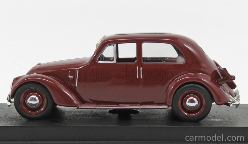 Rio-models Fiat 1500 6c N 36 Rally Montecarlo 1937 Gigi Villoresi 1:43 Tmavo červená