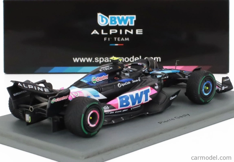 Spark-model Alpine F1 A524 Team Bwt Alpine N 10 Canada Gp 2024 Pierre Gasly 1:43 Černá Modrá Růžová