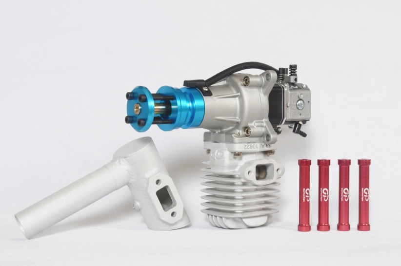 Motor GP 38 cm3 vrátane tlmiča a príslušenstva