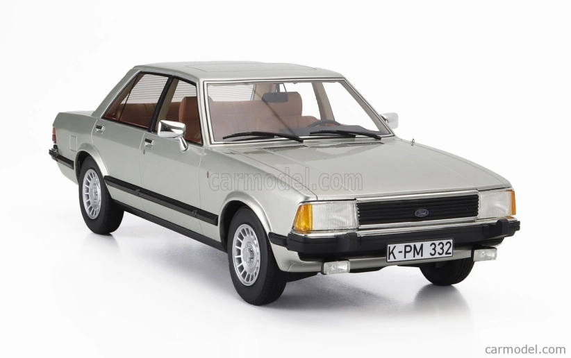 Modely Ford england Granada 2.8 Ghia Saloon 1978 1:18 Strieborná