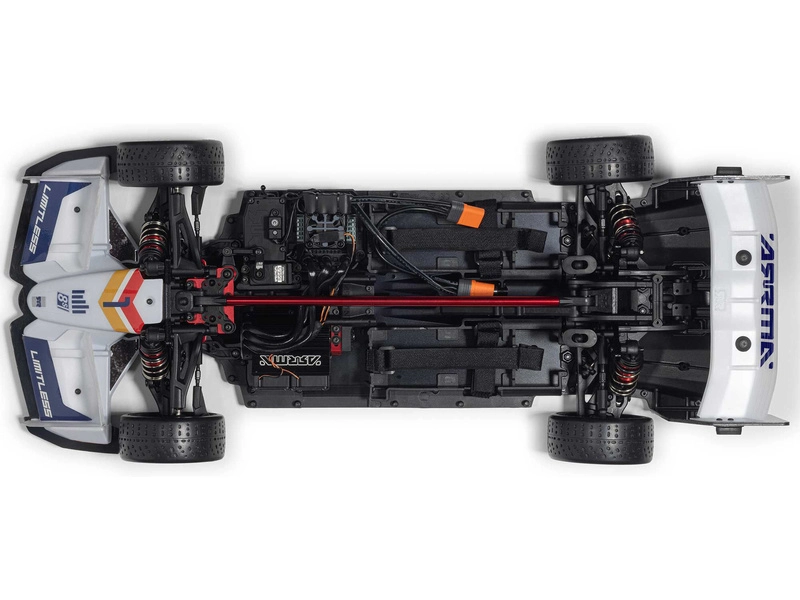 Arrma Limitless 8S BLX 1:7 4WD AVC RTR bílá/modrá