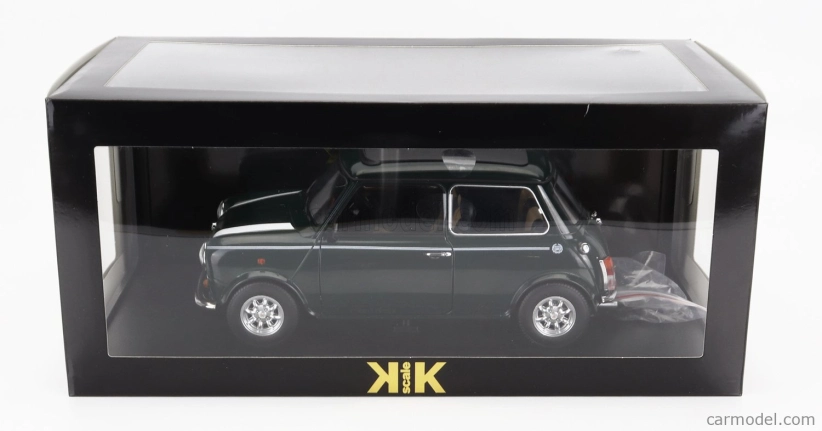 Mini Cooper Sunroof Rhd 1992 v mierke 1:12 tmavo zelená biela