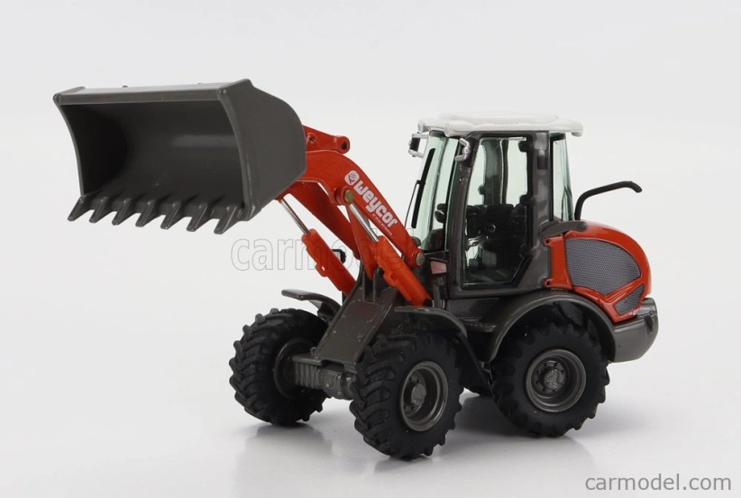 Nzg Weycor Ar420 Ruspa Gommata - Scraper Tractor Wheel Loader 1:50 Oranžově Šedá