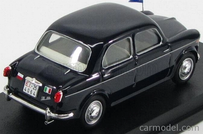 Rio-models Fiat 1100 103tv Esercito Italiano 1955 Auto Del Generale - Vojenské veliteľské vozidlo 1:43 čierna