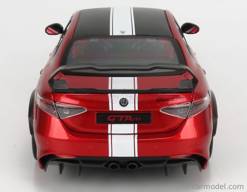 Bburago Alfa romeo Giulia Gtam N 99 Racing 2020 1:18 Alfa Červená Bílá