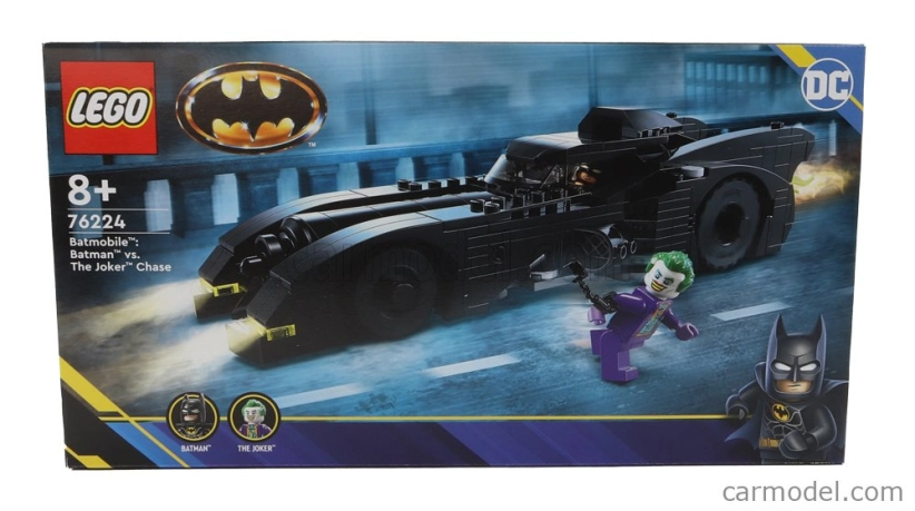 Lego Batman Lego - Batmobile - Batman Vs The Joker - 438 Pezzi - 438 Pieces Black
