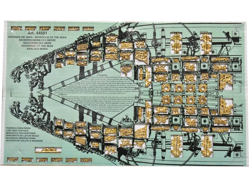 Mantua Model Sovereign of the Seas 1:78 kit