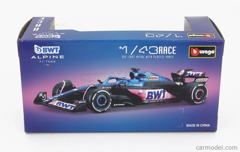 Bburago Renault F1 A523 Team Bwt Alpine F1 N 31 1:43, modrá