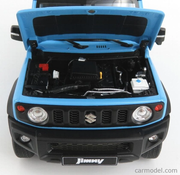 LCD model Suzuki Jimny Sierra 2018 1:18 Modrá