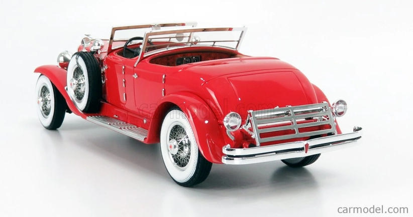 Matrix scale models Duesenberg Sj 2608 Torpedo Pheaton Walker Cabriolet Open 1930 1:18 Red
