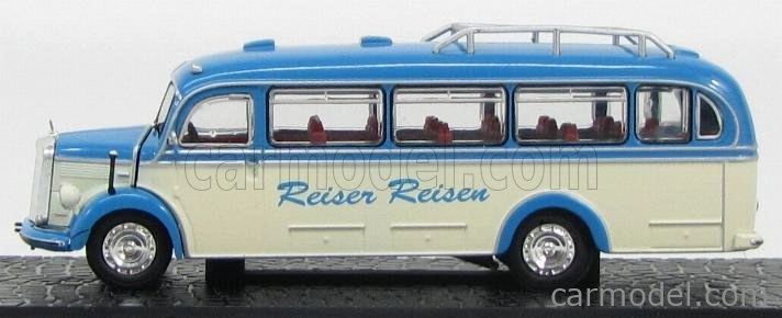 Edicola Mercedes benz O3500 Autobus Reiser Reinen 1949 - Damage Display Box 1:72 Bluette Cream