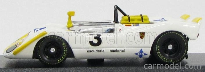 Najlepší model Porsche 908/2 N 3 Jarama 1970 Wisell - Bagration 1:43 Bielo-žltá