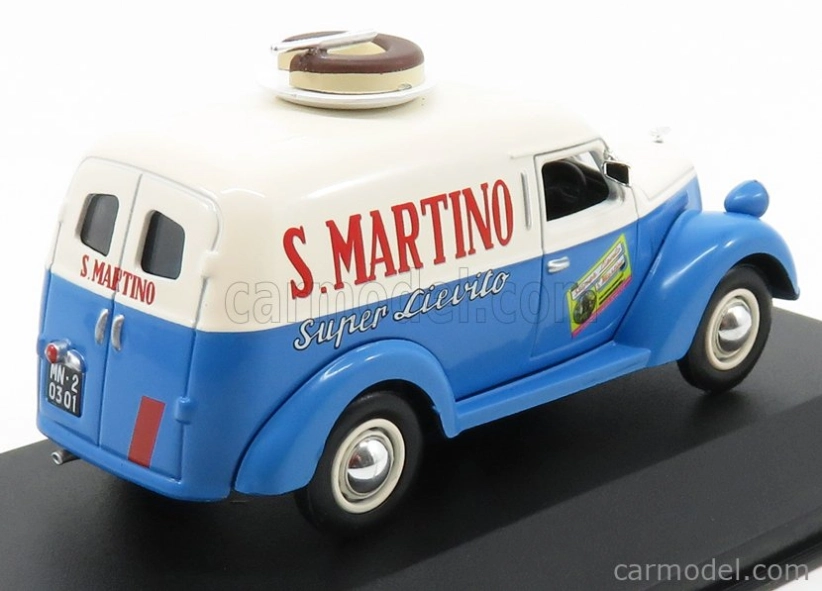 Edicola Lancia Ardea 800 Van San Martino Super Lievito 1949 1:43 Svetlo modrá béžová