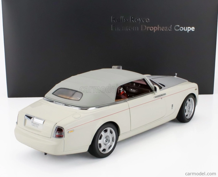Kyosho Rolls royce Phantom Drophead Cabriolet 2-dverový 2013 1:18 Anglicky White