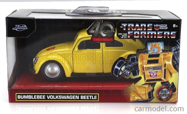 Jada Volkswagen Beetle 1969 - Bumblebee Transformers - film 1:32 Žltá
