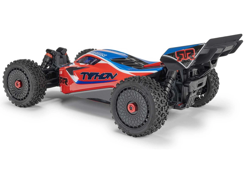 RC auto Arrma Typhon Mega 665 1:8 4WD RTR, červená