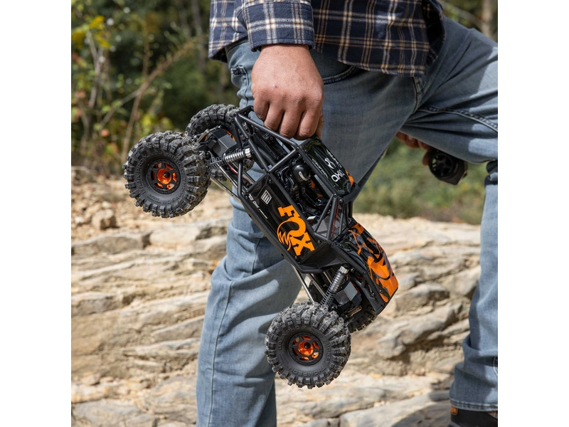 RC auto Axial Capra 1.9 4WS 1:10 RTR, oranžová