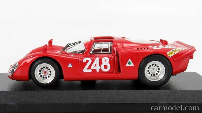 Best-model Alfa romeo 33.2 N 248 Targa Florio 1969 Pinto - Alberti 1:43 Red