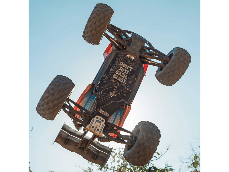 RC auto Arrma Kraton 6S V6 BLX 1:8 4WD RTR, modrá/oranžová
