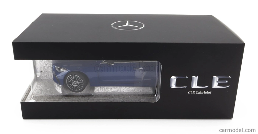 Norev Mercedes benz Cle-class Cabriolet (a236) Amg Line 2024 1:18 Spektrální Modrá Černá