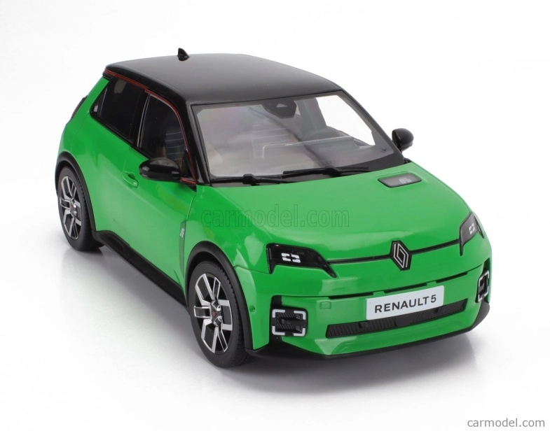 Norev Renault R5 E-tech 2024 1:18 Pop Zelená Černá