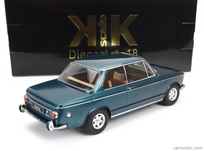 BMW 2002ti Diana 1970 v mierke 1:18 Blue Met