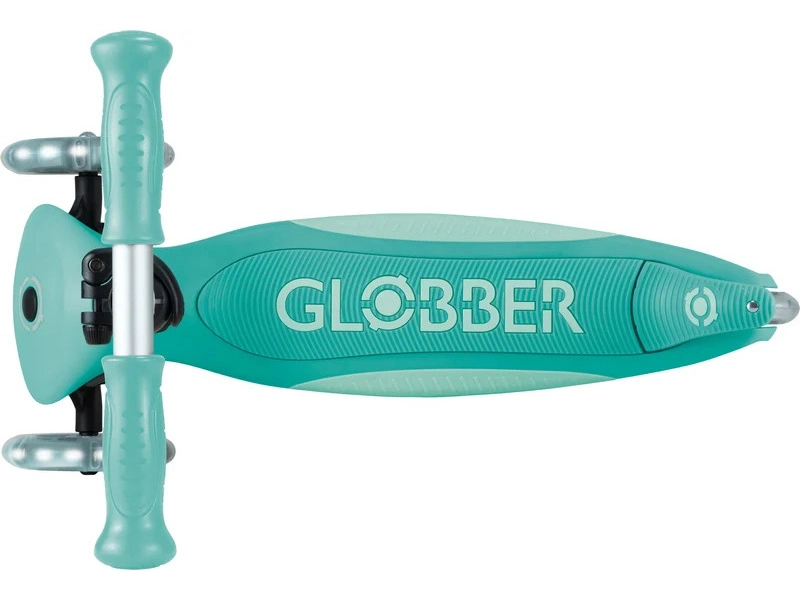 Globber - Koloběžka Primo Plus Lights V2 skládací Blue/Emerald Green