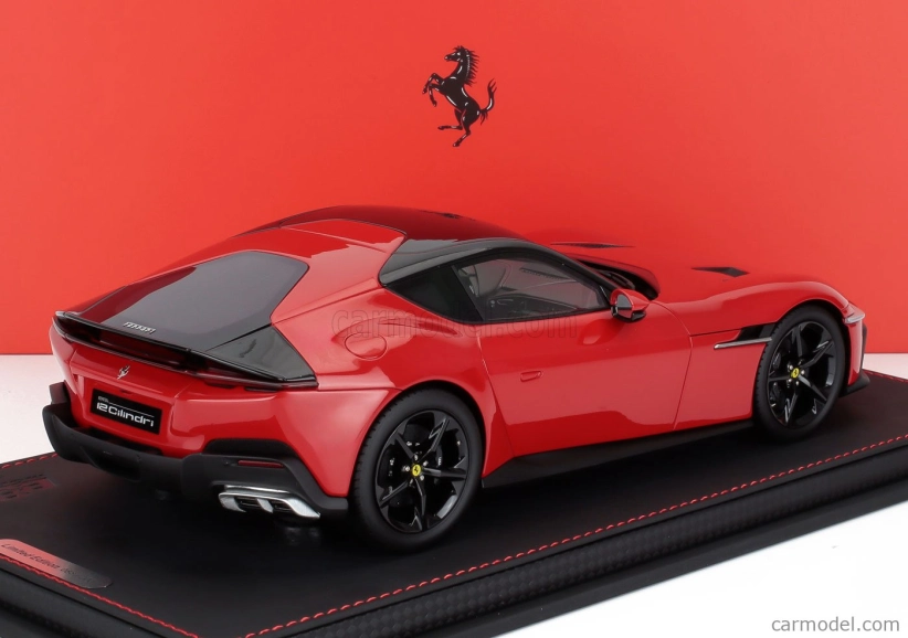 Bbr-models Ferrari 12cilindri Coupe V12 830cv 2024 - Con Vetrina - With Showcase 1:18 Rosso Corsa - Červená