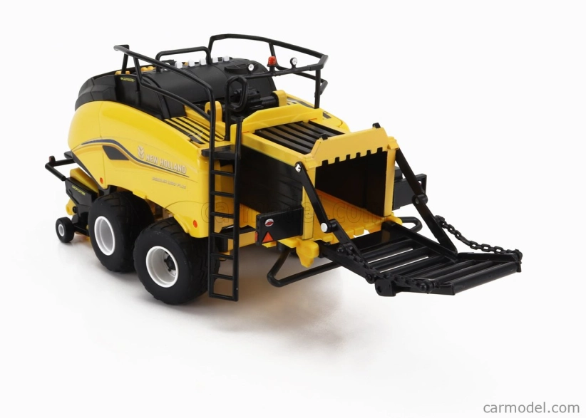 Britains New holland Trailer Veľký štvorcový lis Plus 1:32 žltý čierny