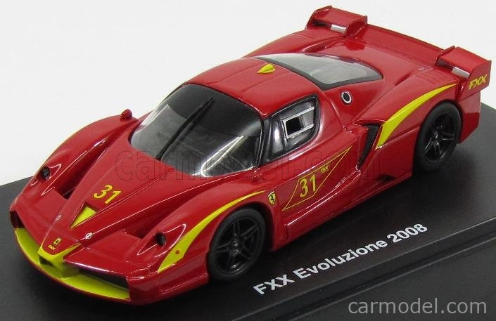 Edicola Ferrari Fxx Evoluzione N 31 Racing 2007 1:43 Červeno-žltá