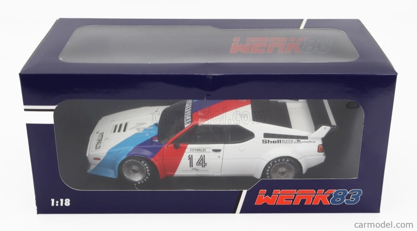 Werk83 BMW M1 M88 3.5l Team Bmw Motorsport N 14 Procar Series 1979 Emerson Fittipaldi 1:18 Biela modrá červená