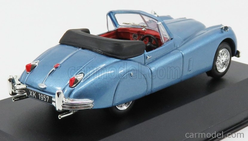 Edicola Jaguar Xk140 Roadster 1957 1:43 Světle Modrá Met