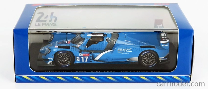 Spark-model Oreca 07 Gibson Team Idec Sport Racing N 17 15th 24h Le Mans 2020 J.kennard - P.pillet - K.tilley 1:43 Blue