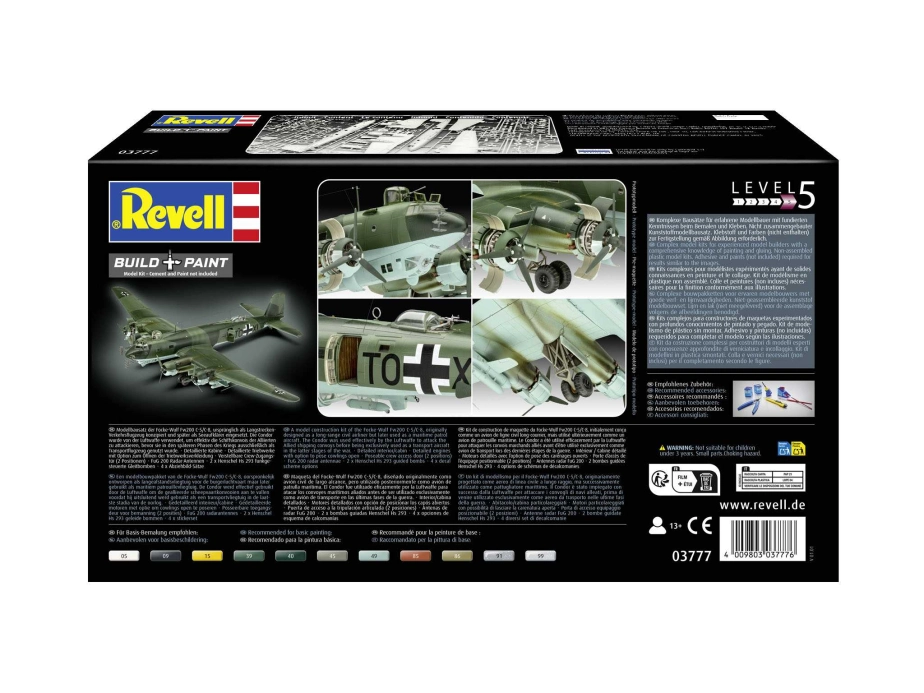 Plastic ModelKit letadlo 03777 - Focke-Wulf Fw 200 C-5/C-8 Condor (1:72)