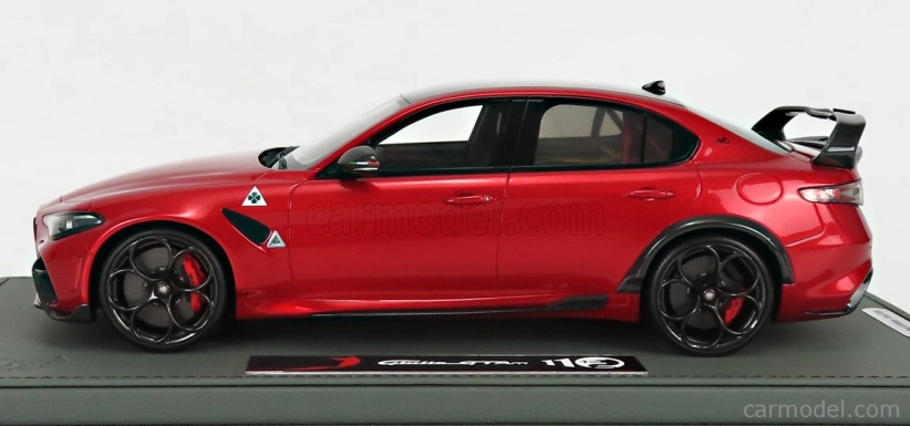 Bbr-models Alfa romeo Giulia Gtam 2020 - Con Vetrina - S vitrínou 1:18 Rosso Gta - Red Met