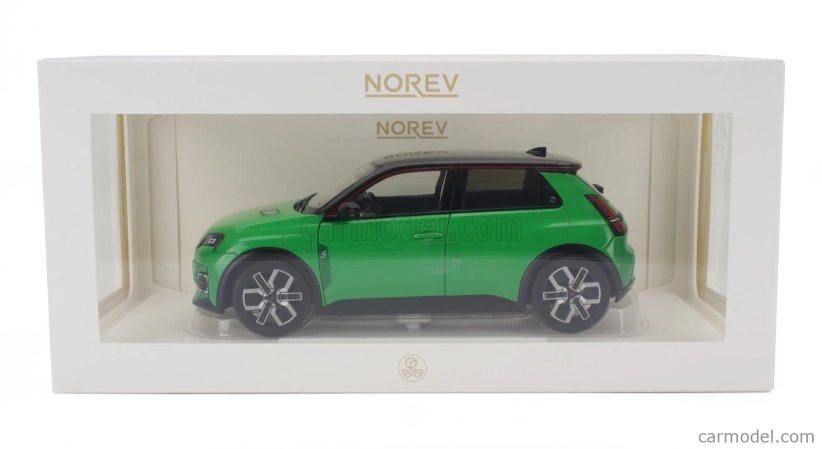 Norev Renault R5 E-tech 2024 1:18 Pop Zelená Černá