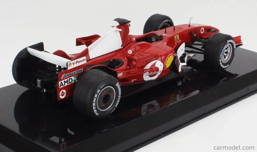 Edicola Ferrari F1 248 F1 N 6 Sezóna 2006 Felipe Massa - Con Vetrina - s vitrínou 1:24 červená biela