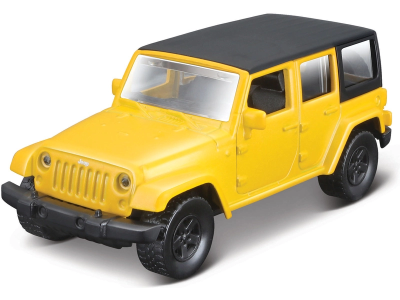 Maisto Jeep Wrangler Unlimited 2015 1:41 žltá
