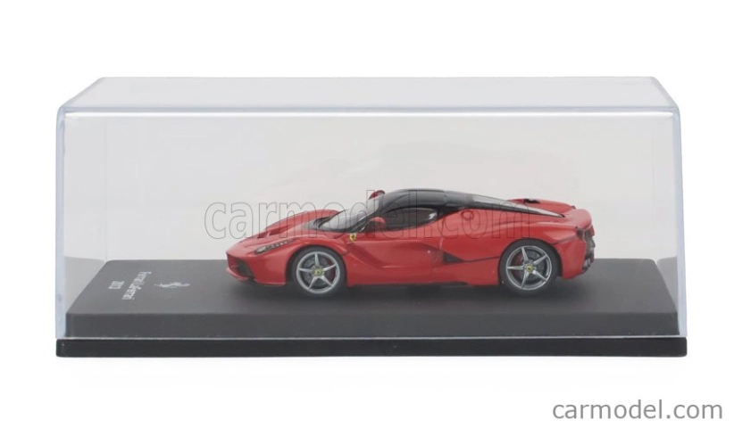 Edicola Ferrari Laferrari 2013 - Con Vetrina - With Showcase 1:64 Rosso Corsa 322 - Červená